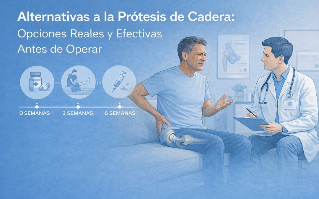 Alternativas a la prótesis de cadera: opciones antes de operar